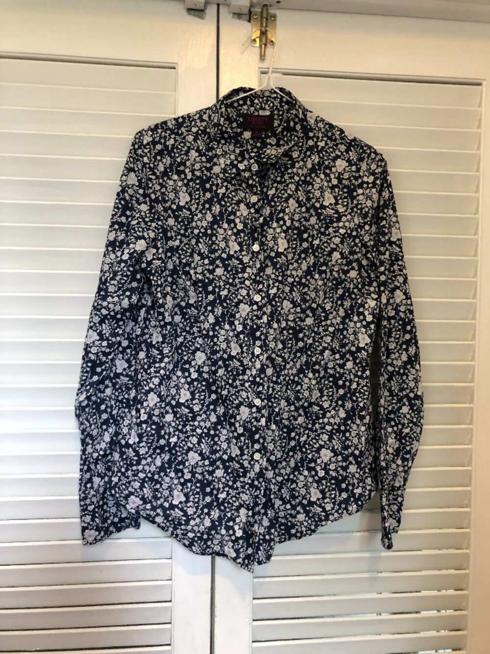 J. Crew Perfect Shirt in Liberty Print